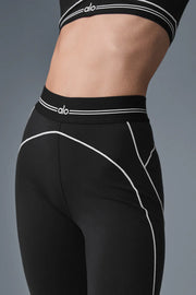 Airbrush High-Waist Heart Throb Legging Black