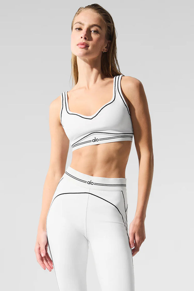 Airbrush Heart Throb Bra White