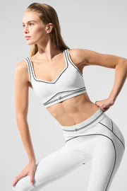 Airbrush Heart Throb Bra White
