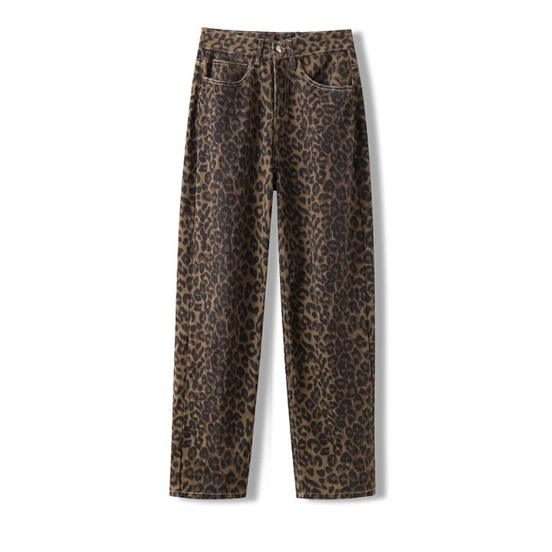 Leopardenjeans