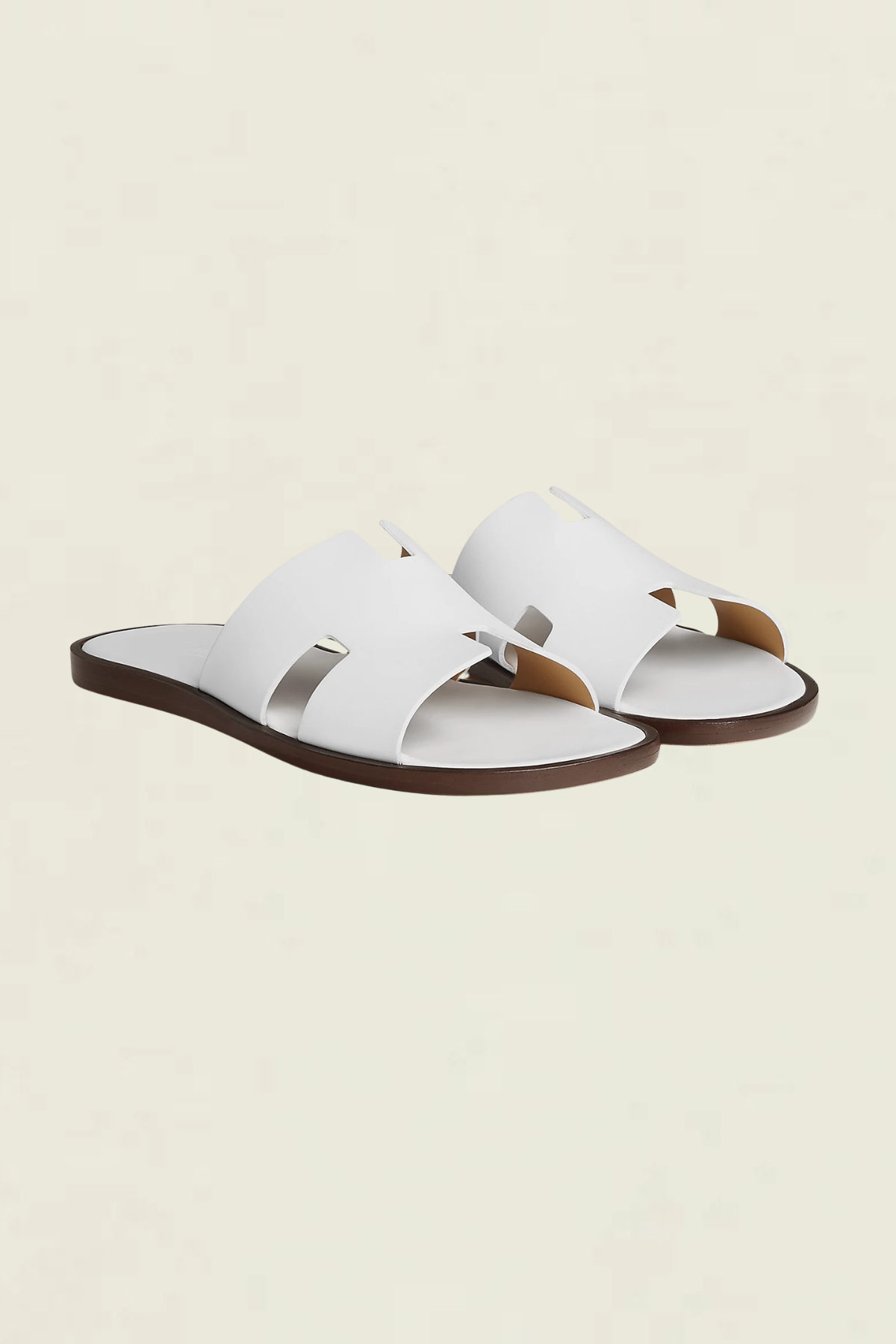Arezzo Leather Sandal White