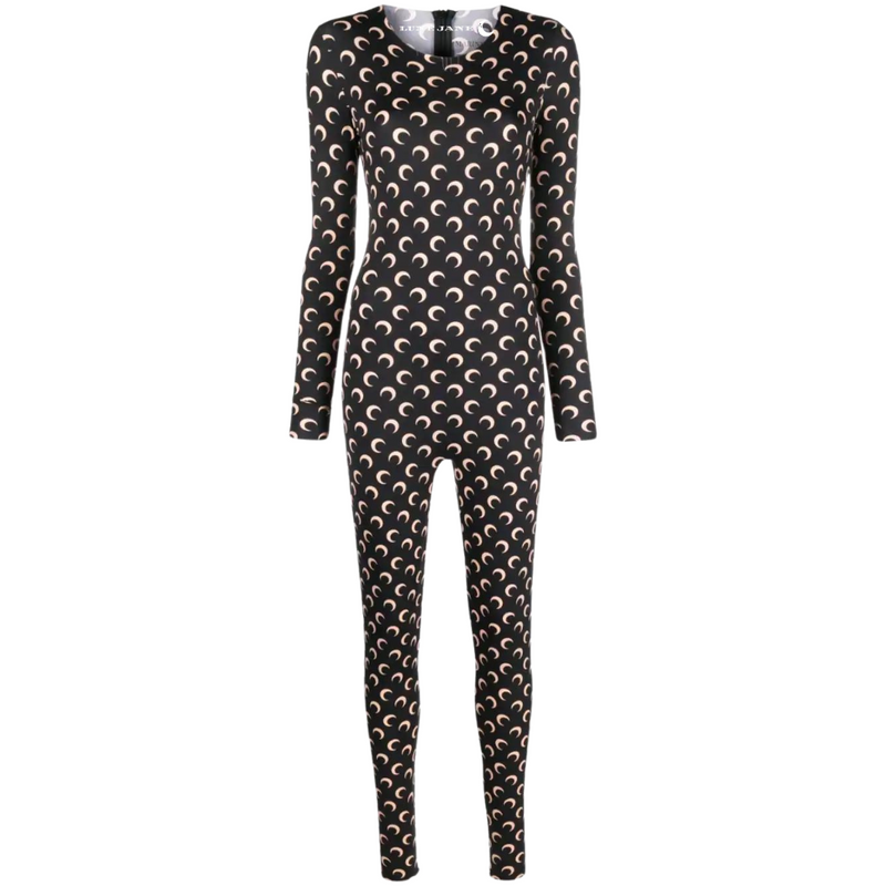 Printed jersey suit NOIR